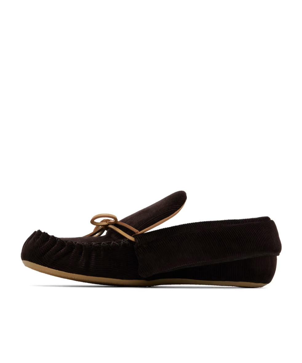 Jw Anderson Moccasin Lace-up Loafers In Black