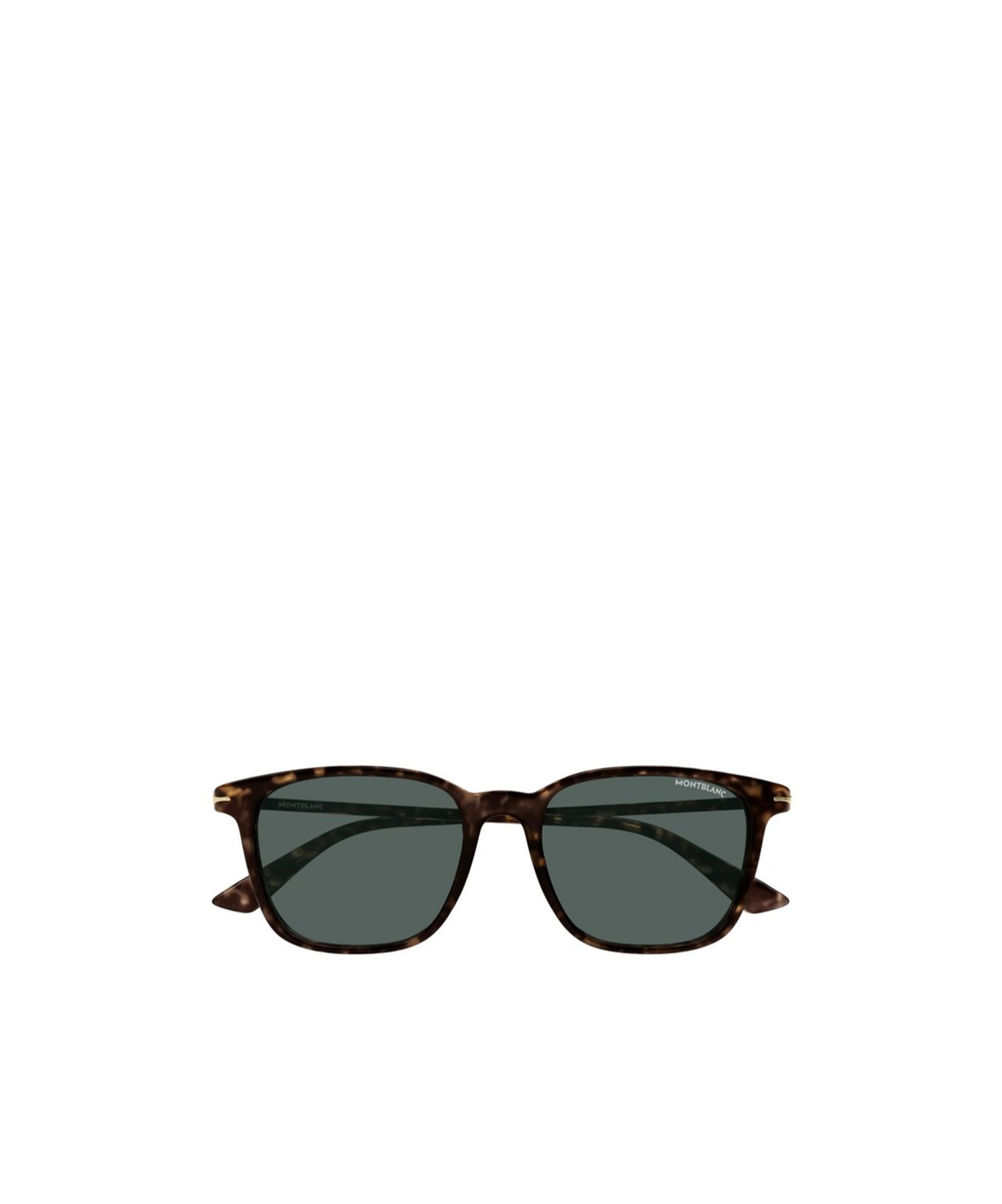 Montblanc Tortoiseshell Square-frame Sunglasses