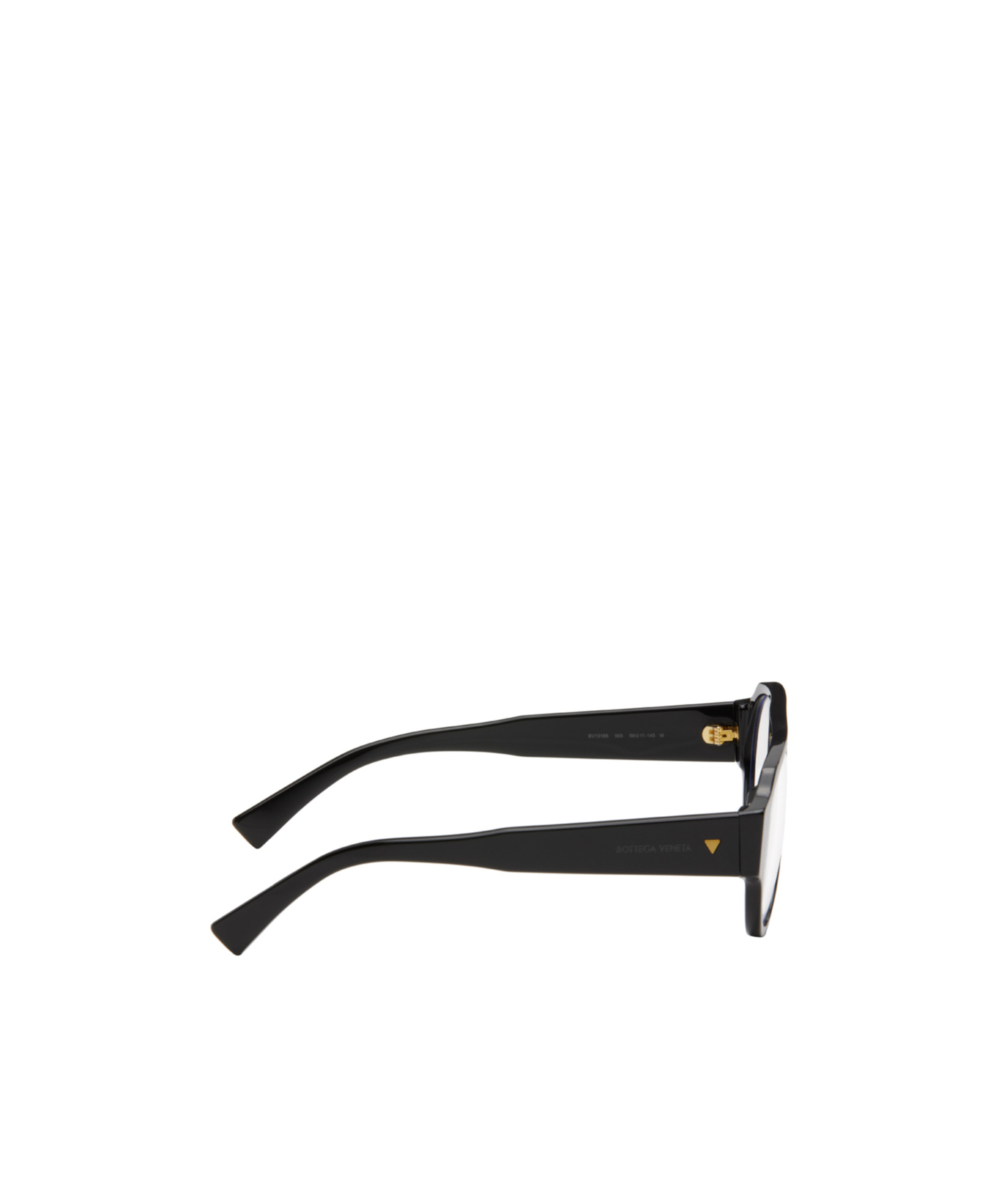 Bottega Veneta Logo Flat Mirror In Black