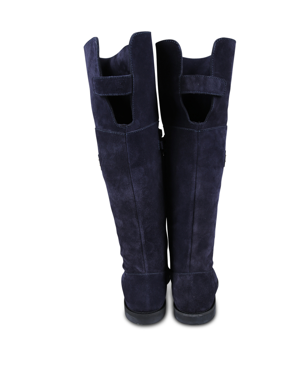 Dolce & Gabbana Round-head Flat Boots In Black
