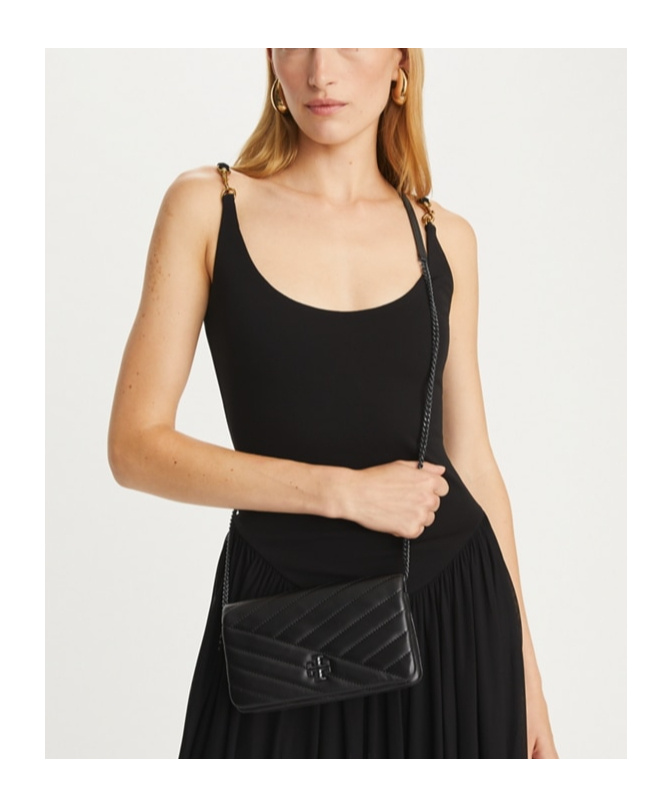 Tory Burch Chain Shoulder Bag In Black