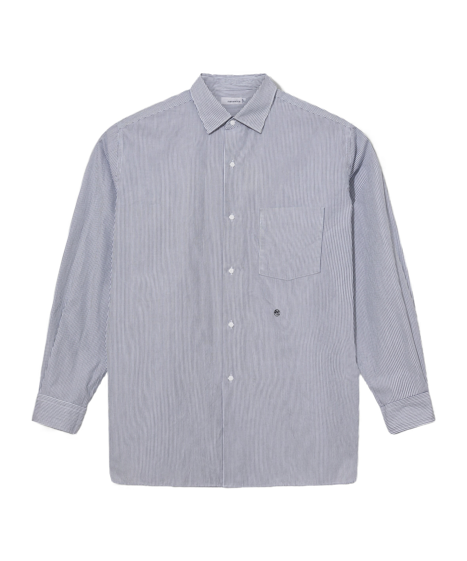 Nanamica Long Sleeve Shirt In Gray