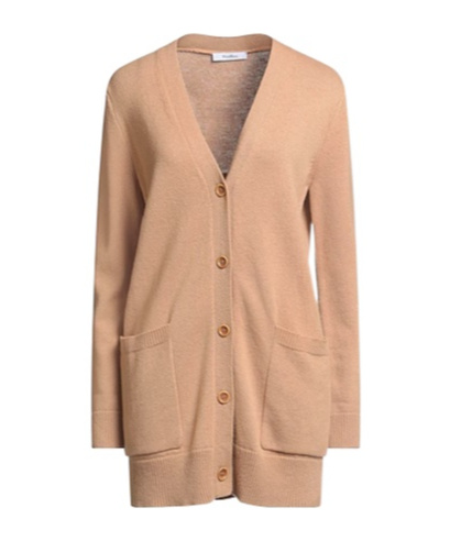 Max Mara Button-down Knitwear In Nude