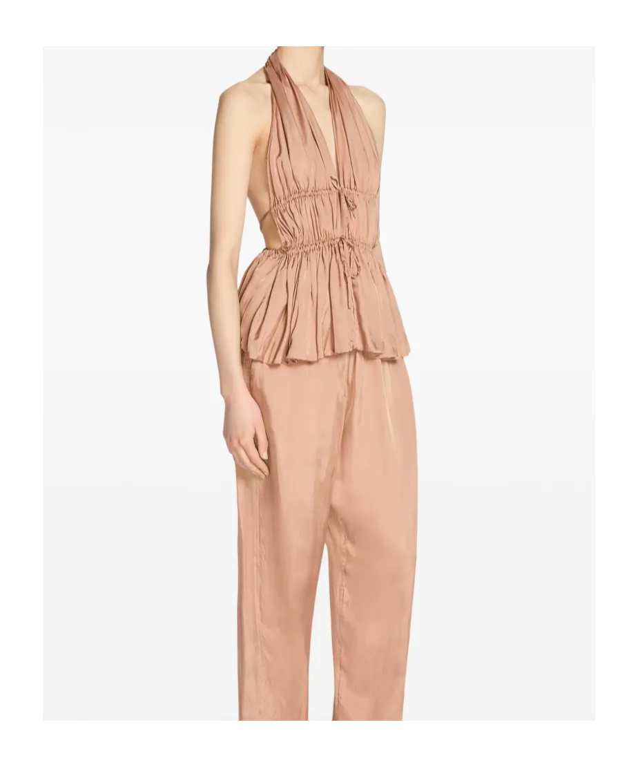 Shop Dries Van Noten Neck Vest In Nude
