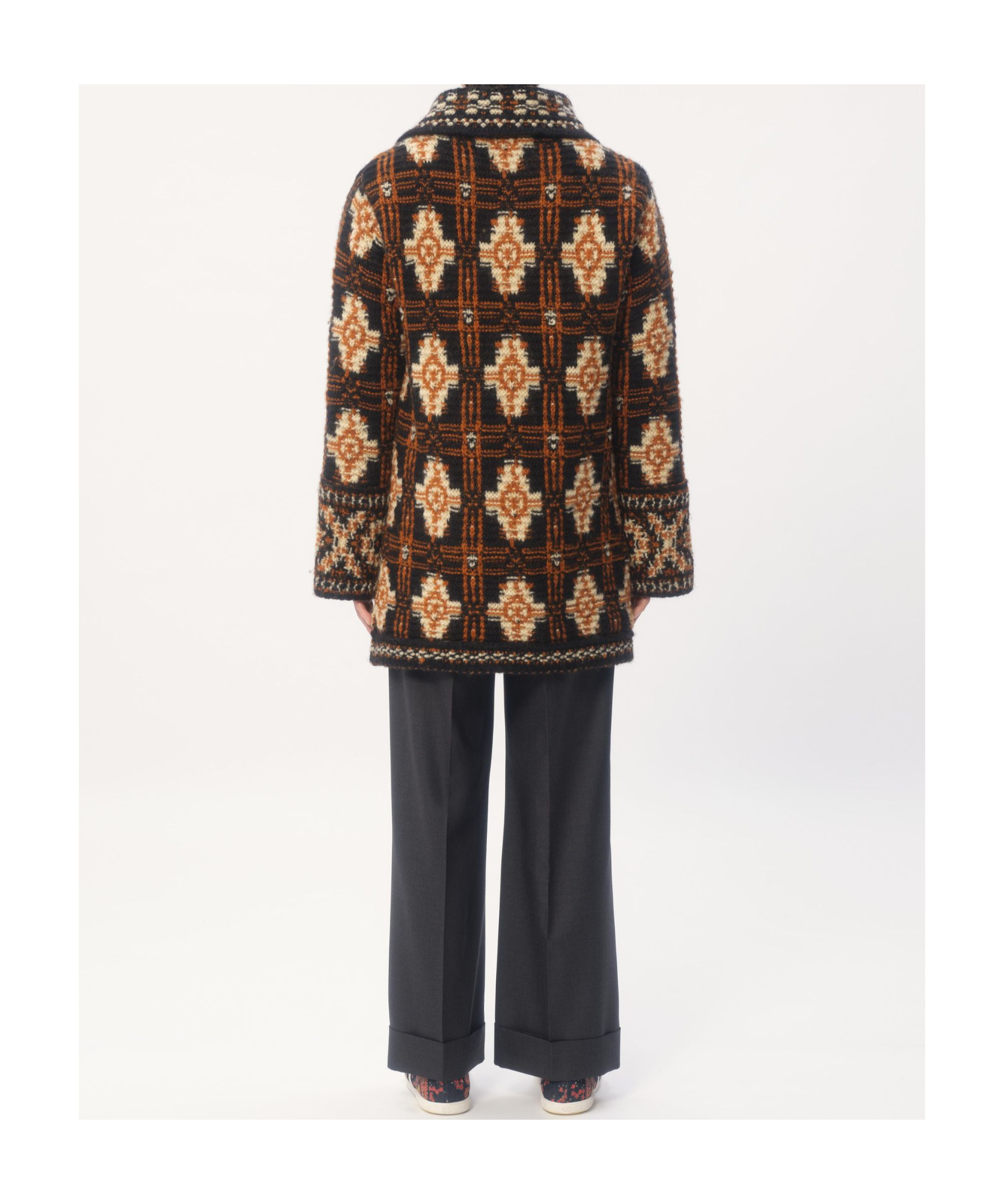 Valentino Mens Ruggine Spread-collar Patch-pocket Regular-fit Wool Jacket In Brown