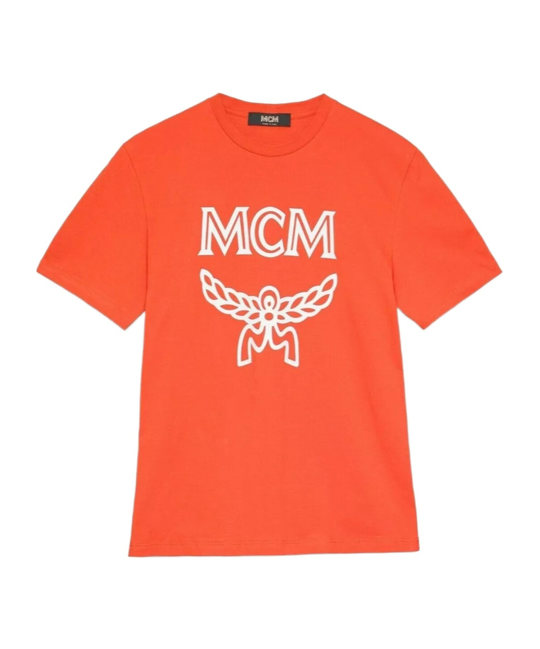 Mcm Logo Print Short-sleeved T-shirt In Gray