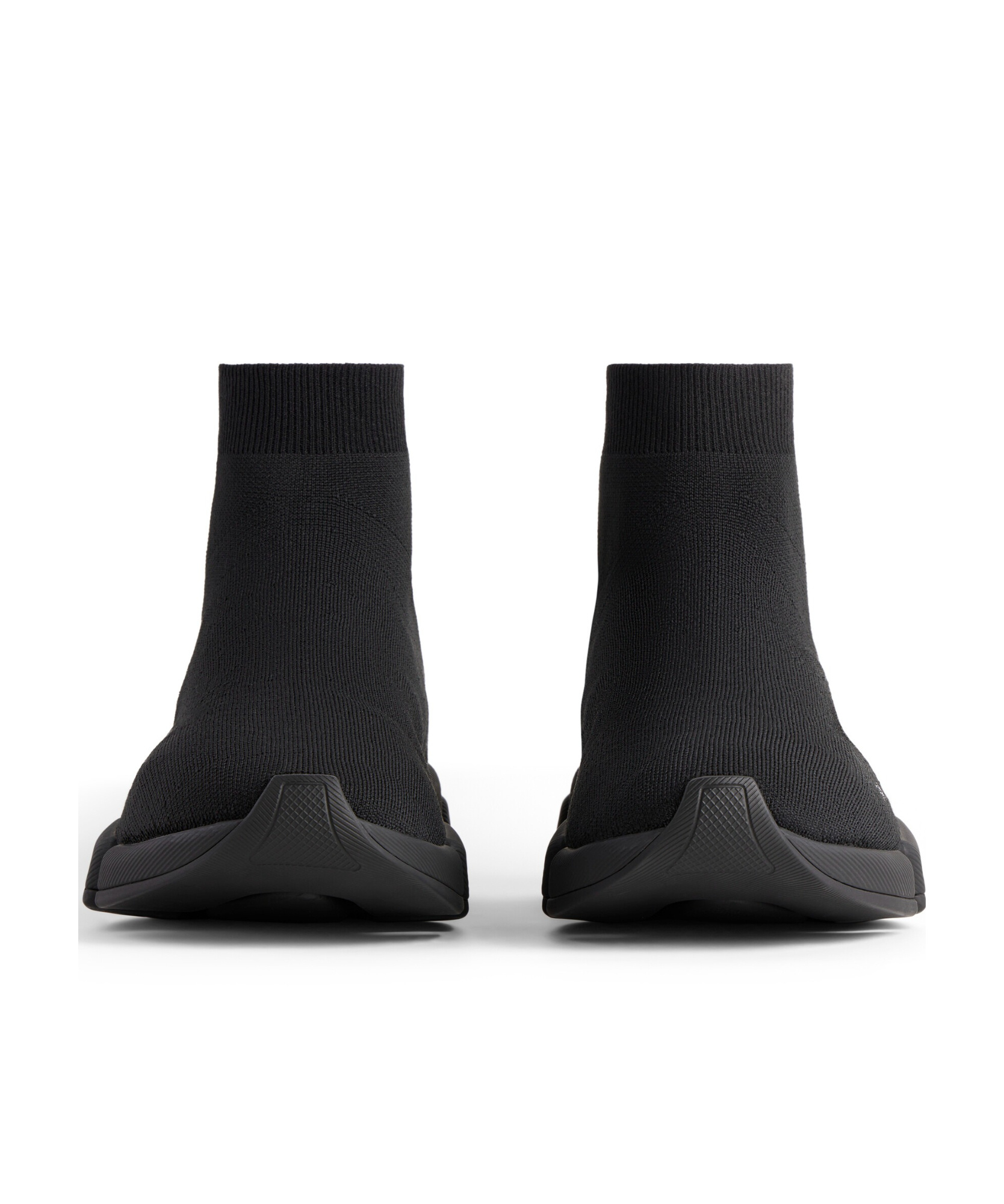Balenciaga Black Speed Recycle Sock Sneakers In Black
