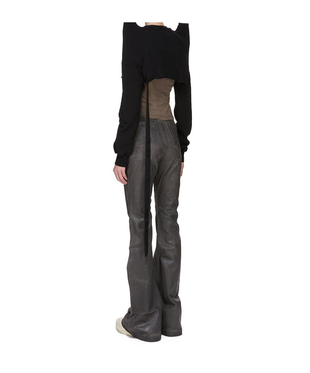 Rick Owens Drkshdw Long-sleeved Top In Black
