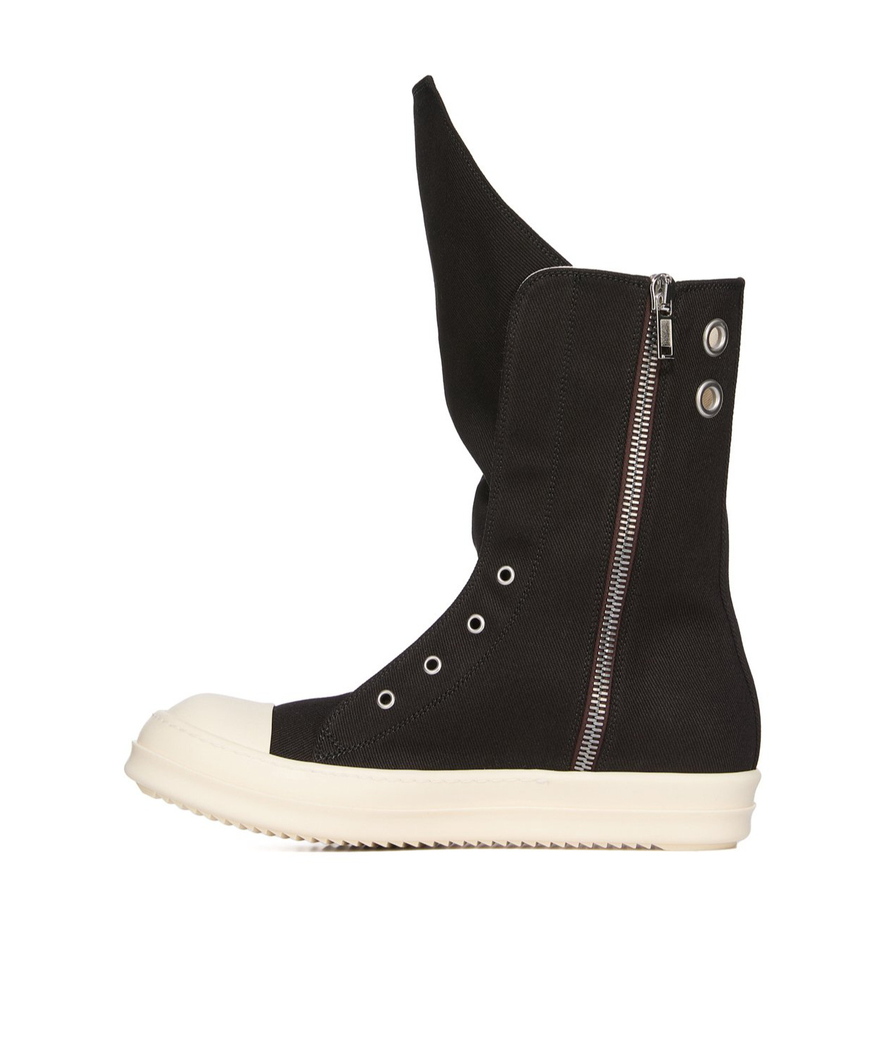 Rick Owens Drkshdw Lace-up High-top Casual Shoes In Black