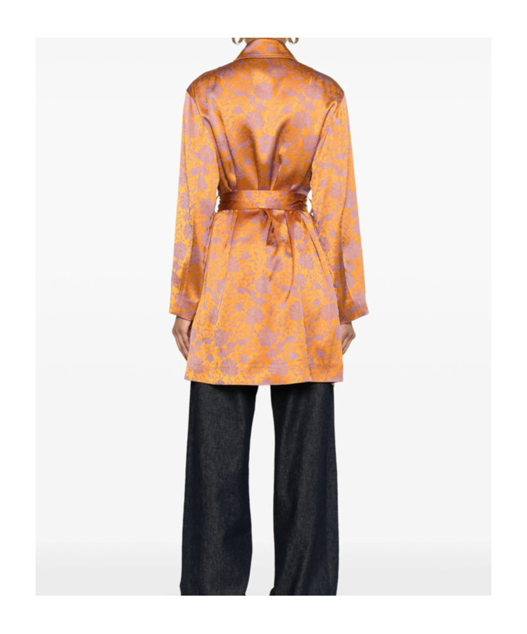Dries Van Noten Ramblas Bis Coat In Multi