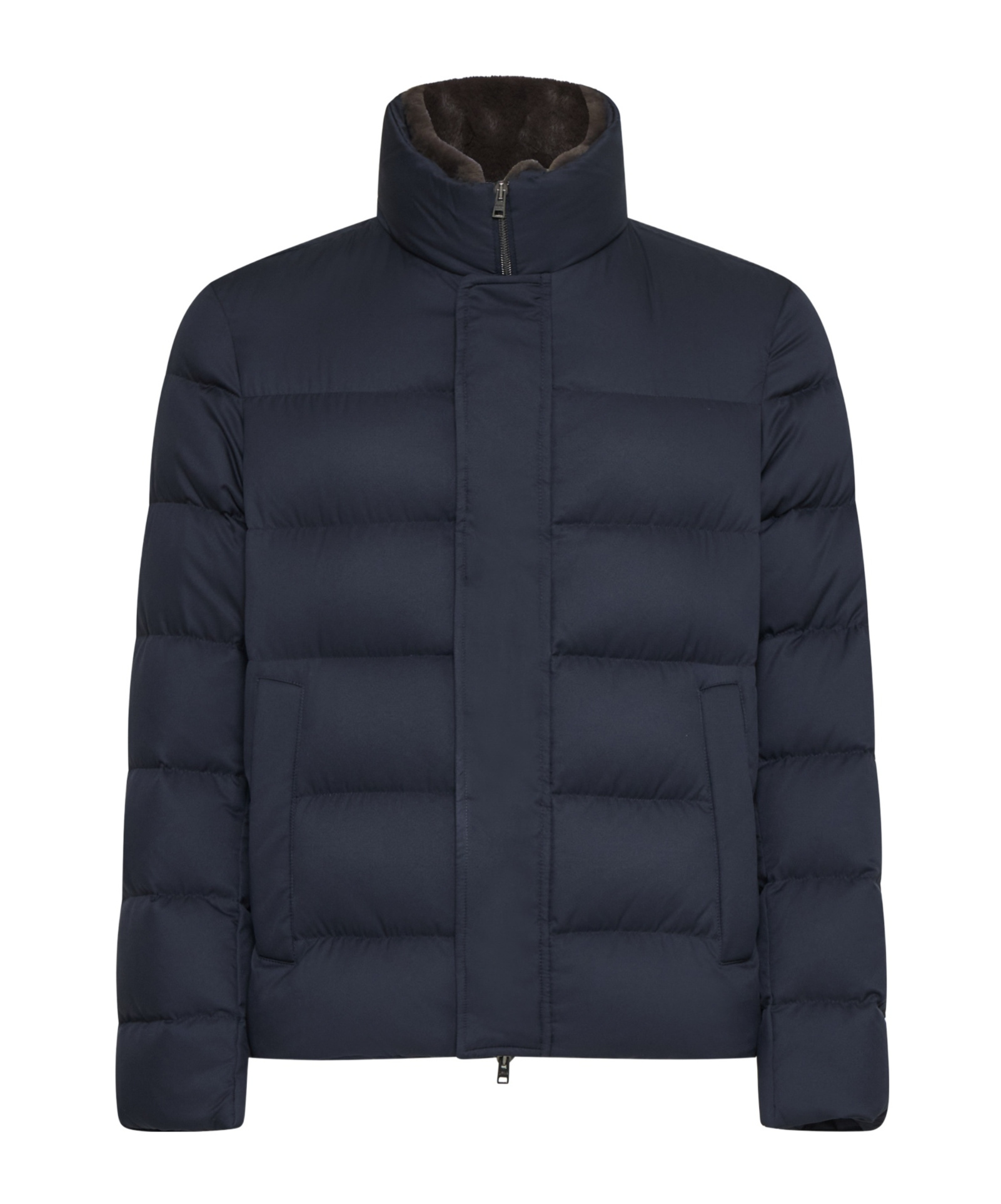 Herno Arendelle Quilted Cotton Suit In Black