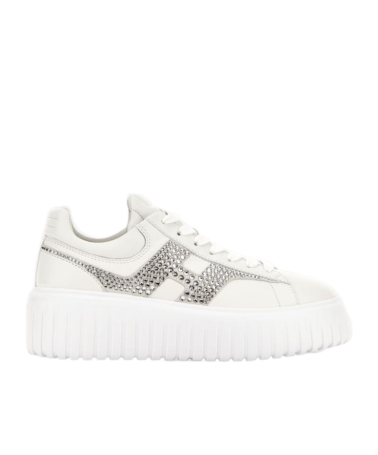 Hogan Laced Sneakers In White