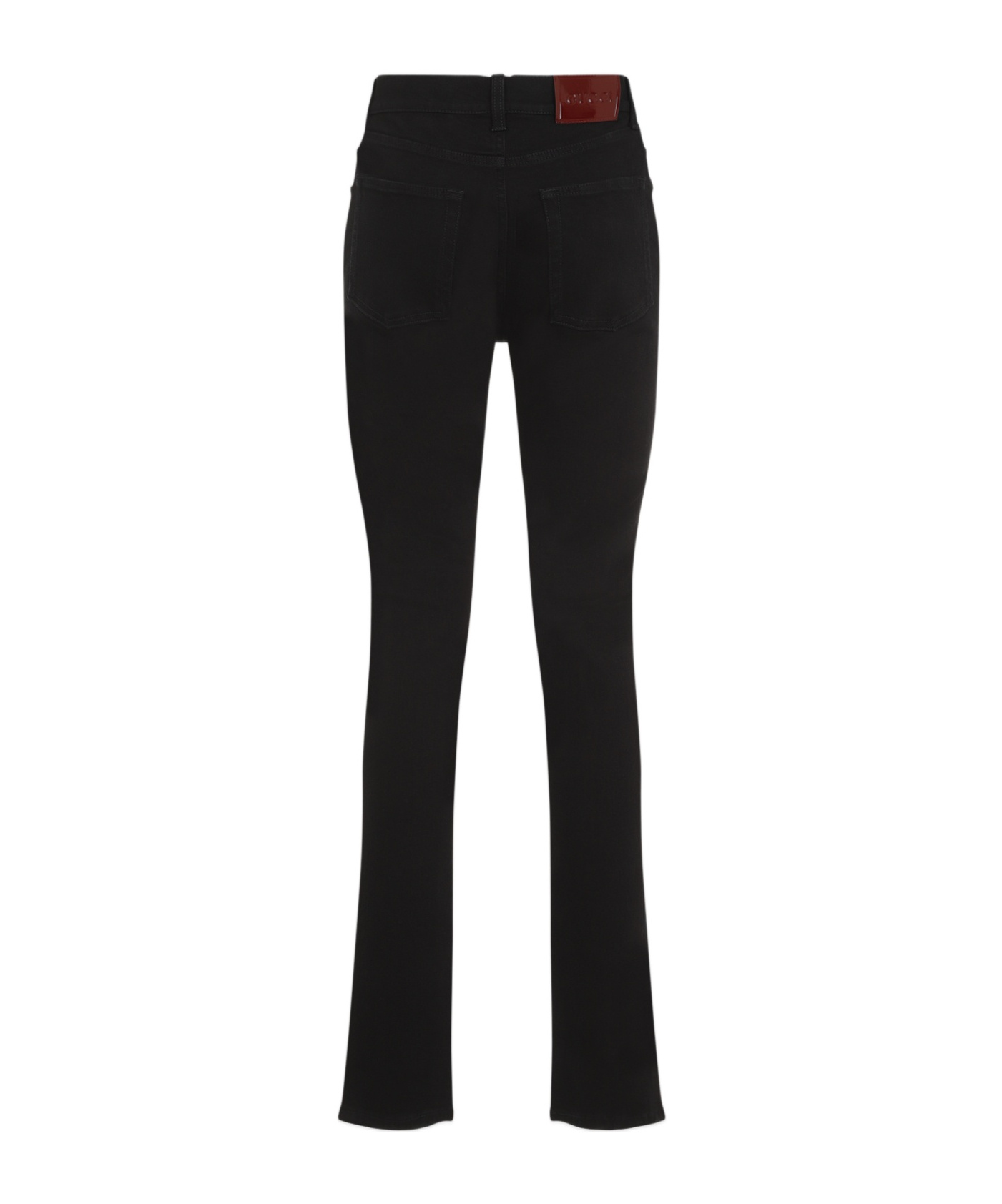 GUCCI LOGO-PATCH JEANS 