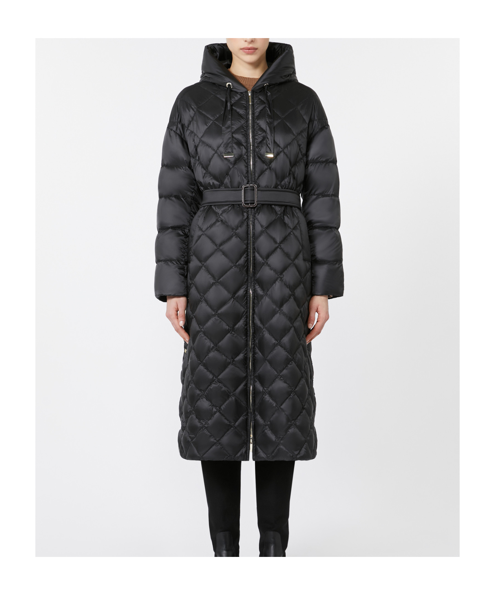 Max Mara The Cube Trepar Down Jacket In Black