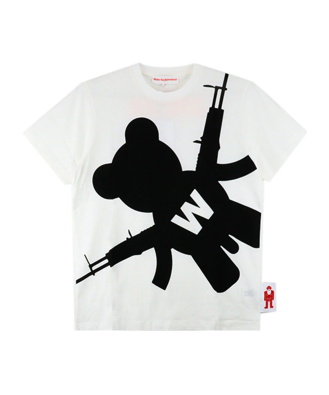 Walter Van Beirendonck White Shadow Teddy T-shirt In White
