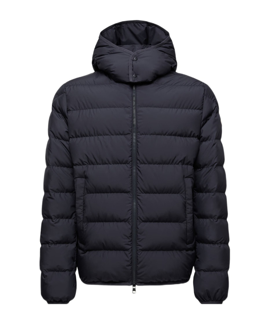 Moncler Men Montgenevre Virgin Wool Down Jacket In Blue