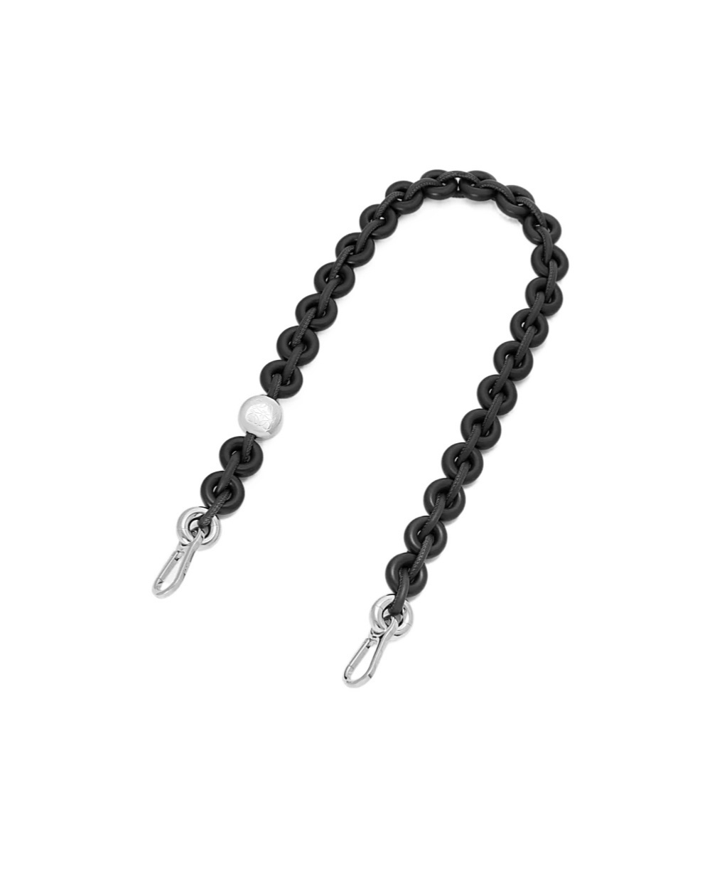Loewe Donut Chain In Calfskin In Black