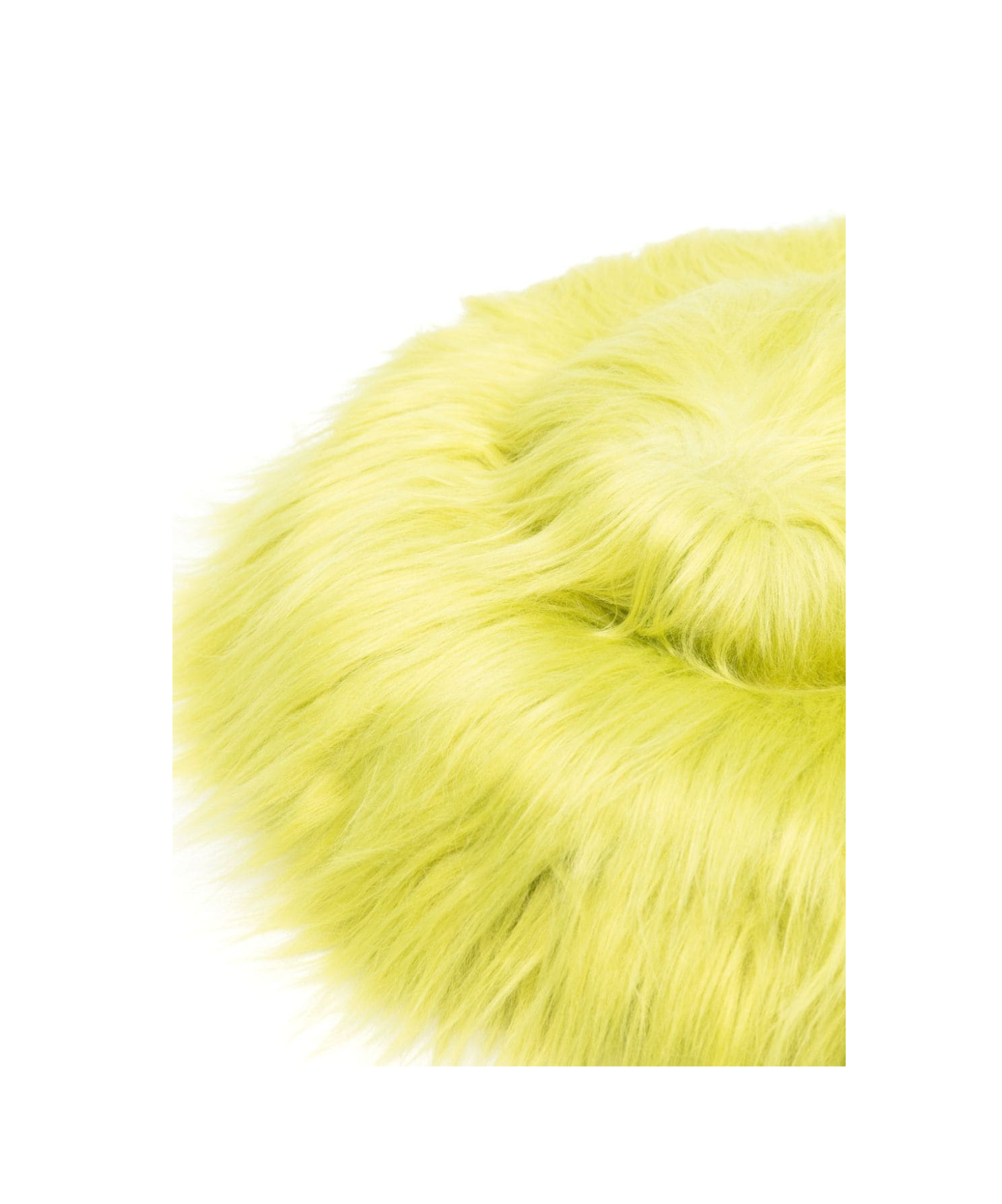 Ruslan Baginskiy Artificial Fur Fedora Hat In Yellow