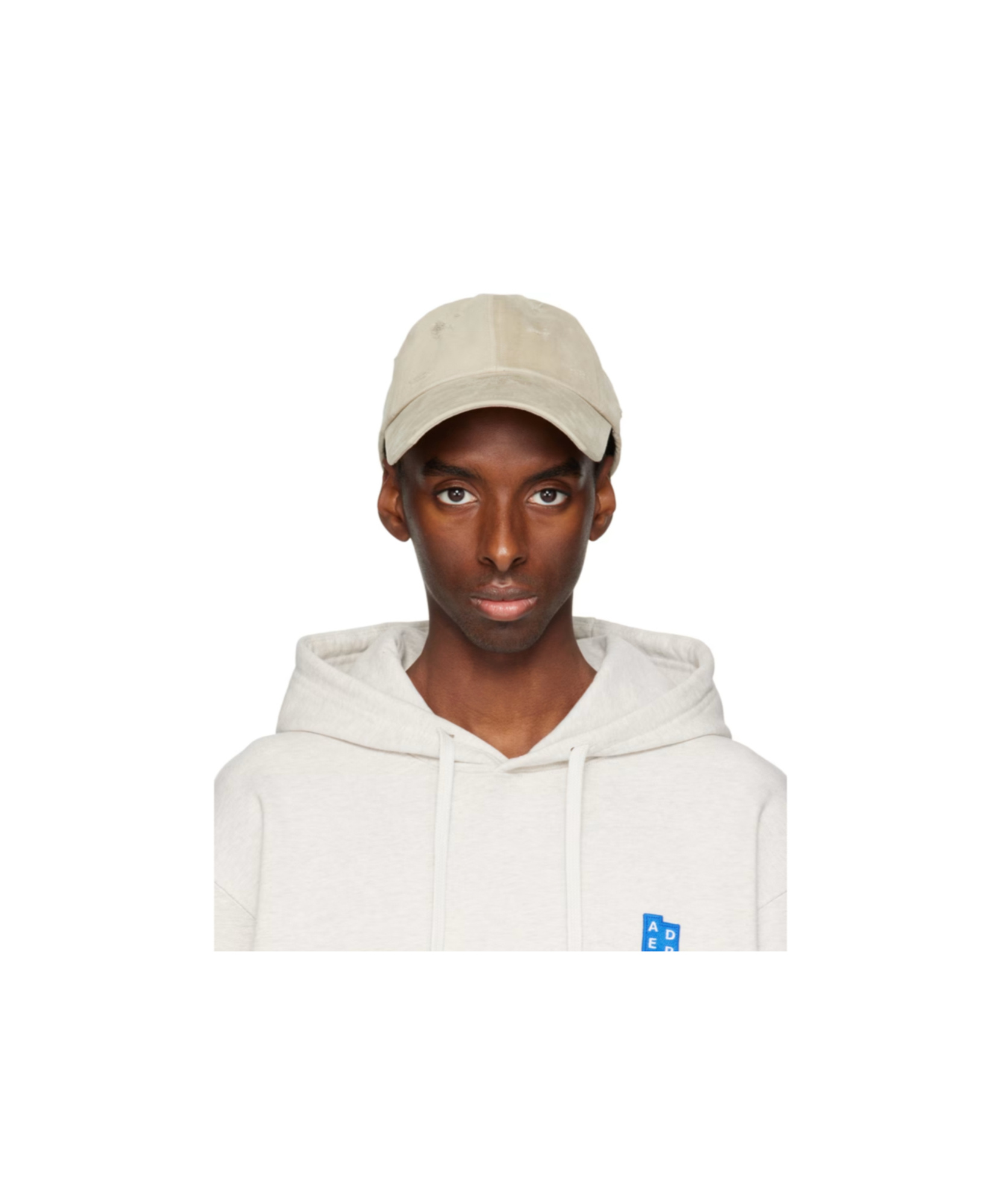 Ader Error Making Old Twill Baseball Caps In White