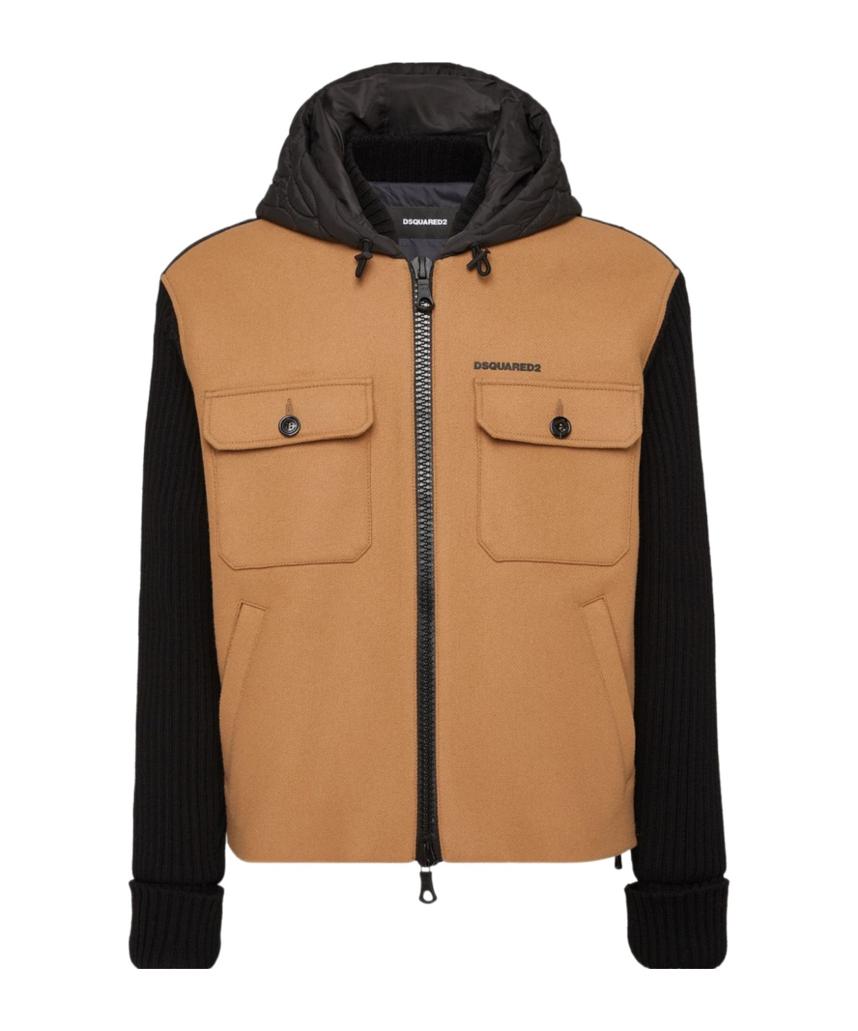 DSQUARED2 QUILTED HOODED JACKET