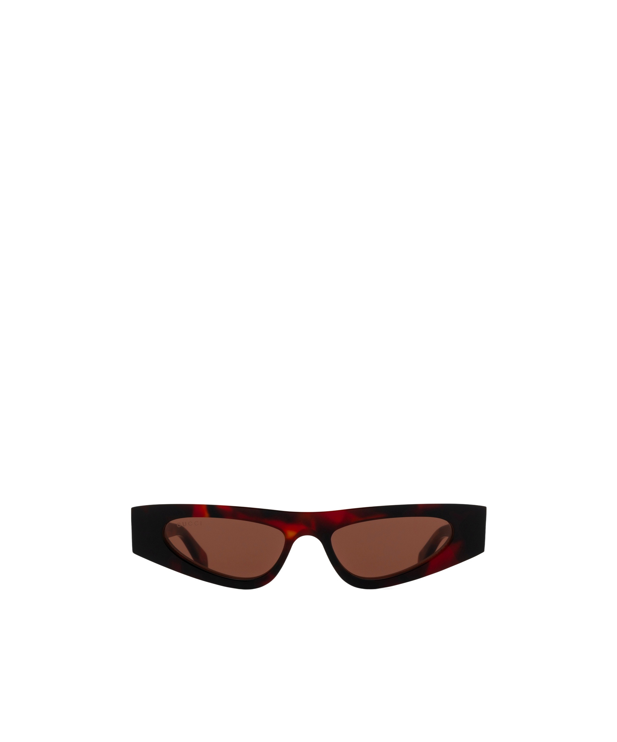Gucci Eyewear Cat Eye Frame Sunglasses In Brown