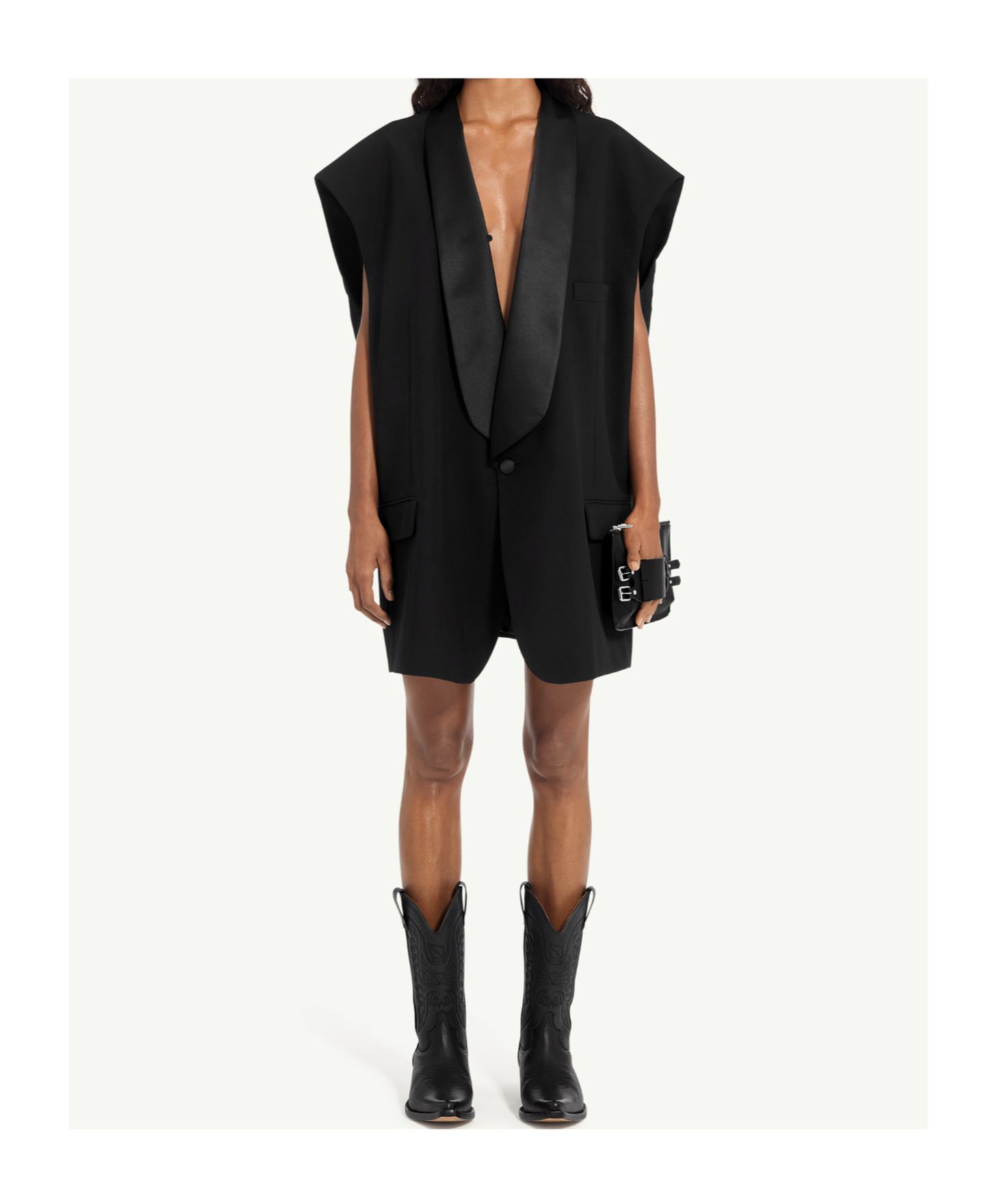 Mm6 Maison Margiela Sleeveless Gilet In Black