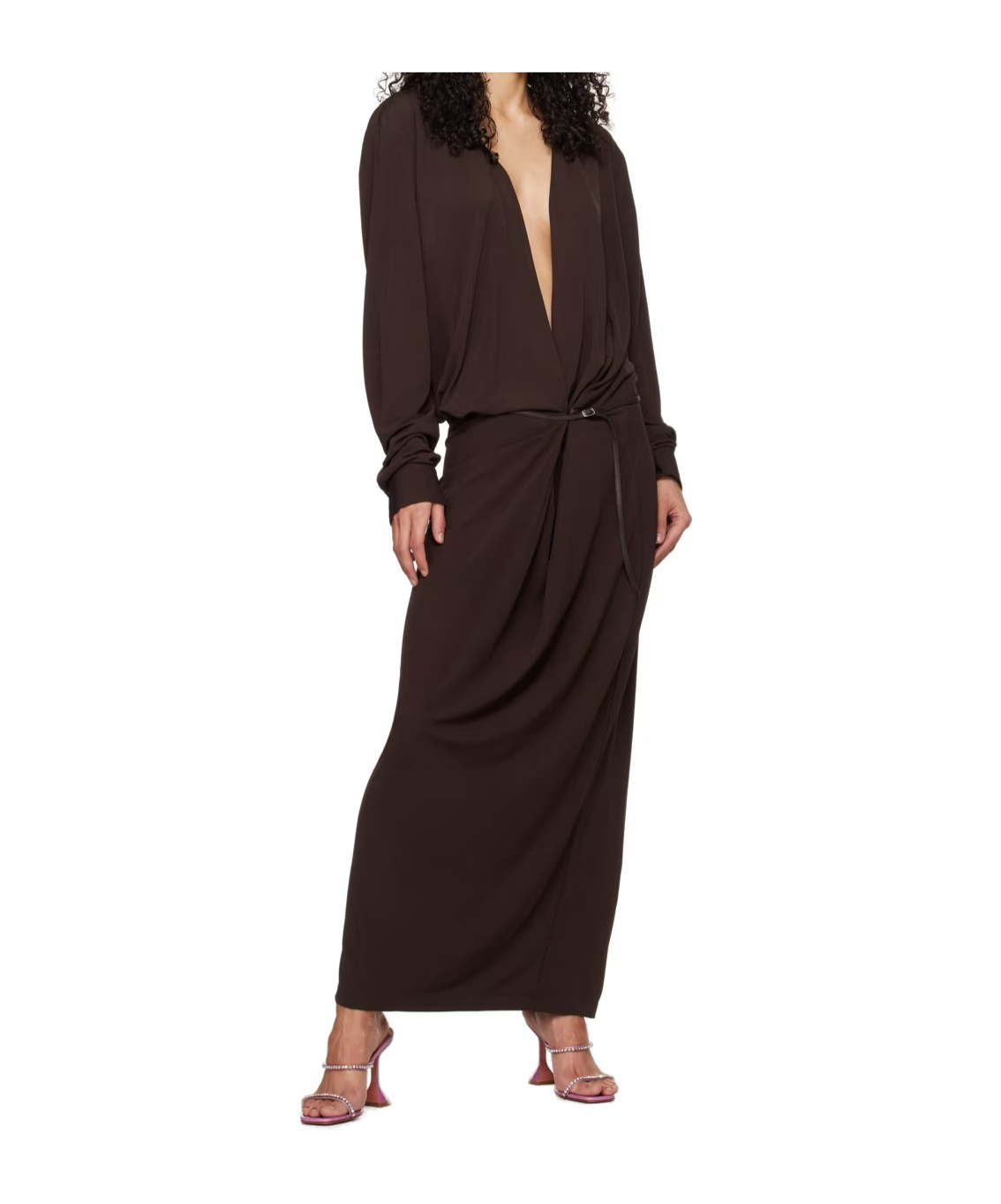 AMINA MUADDI GILDA HIGH-HEELED SANDALS 