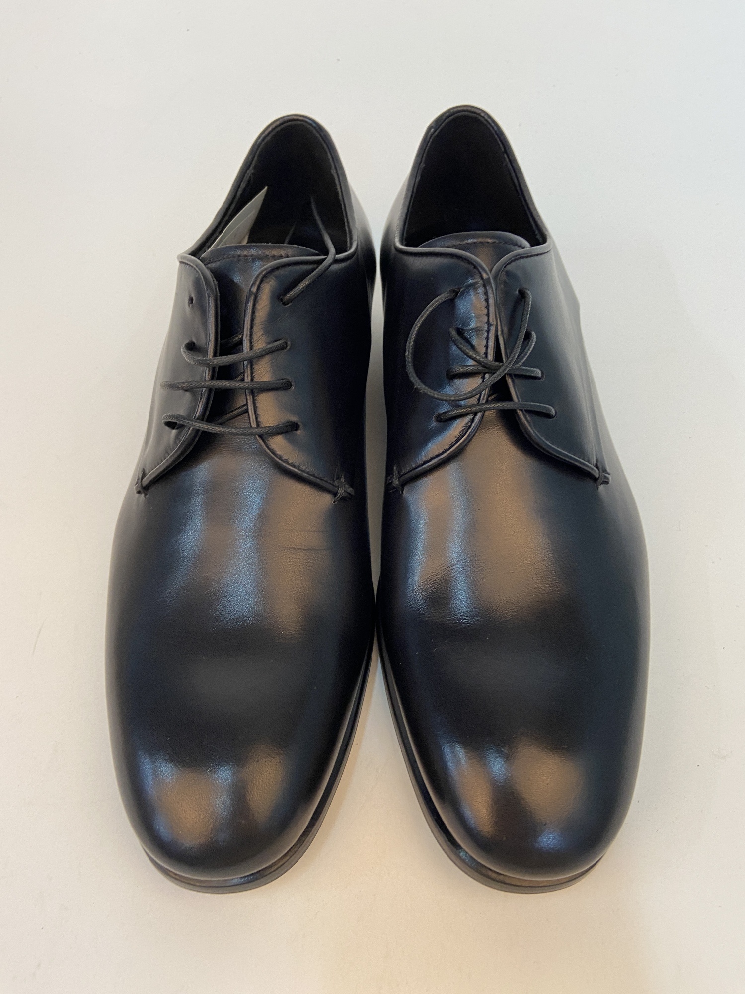 Giorgio Armani Lacing Business Dress Shoes In Black