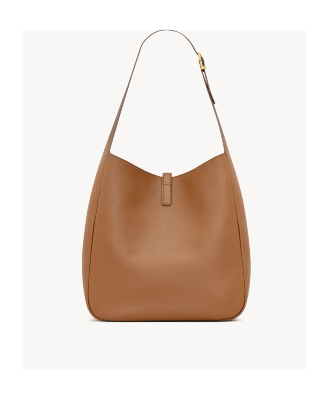 Saint Laurent Le 5 À 7 Large Shoulder Bag In Brown