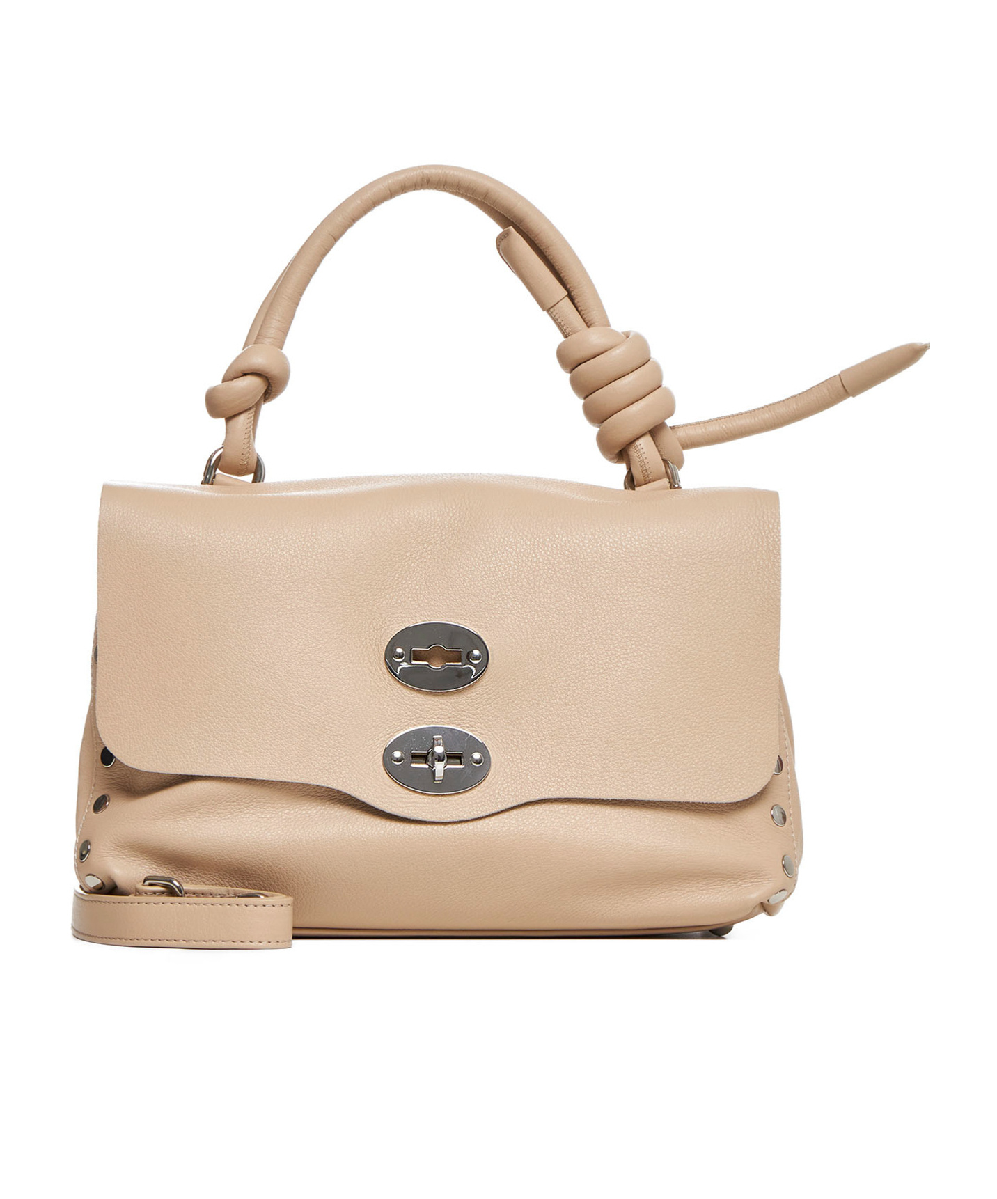 Zanellato Flip Shoulder Bag In Nude