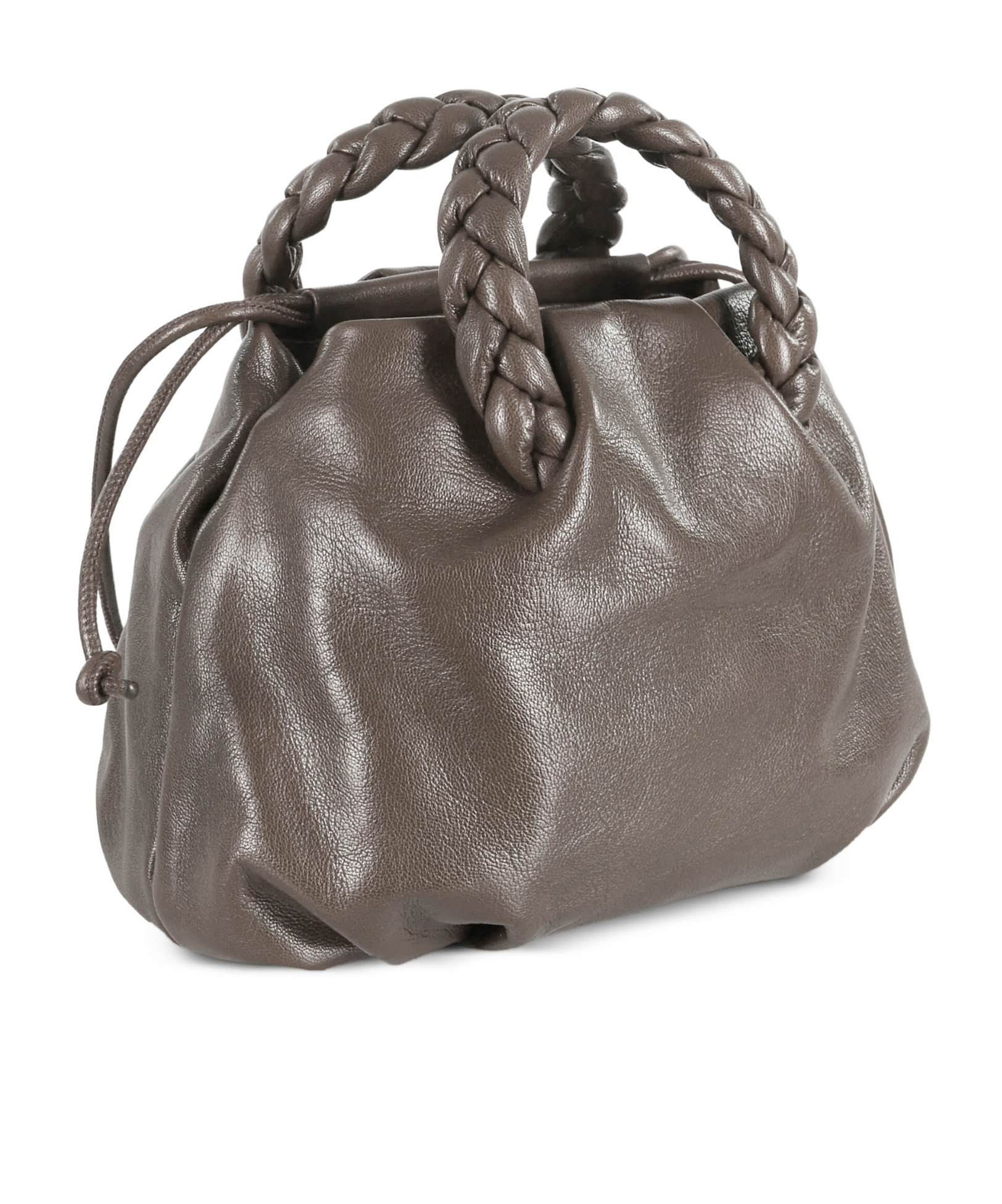 Hereu Double Handle Shoulder Bag In Brown
