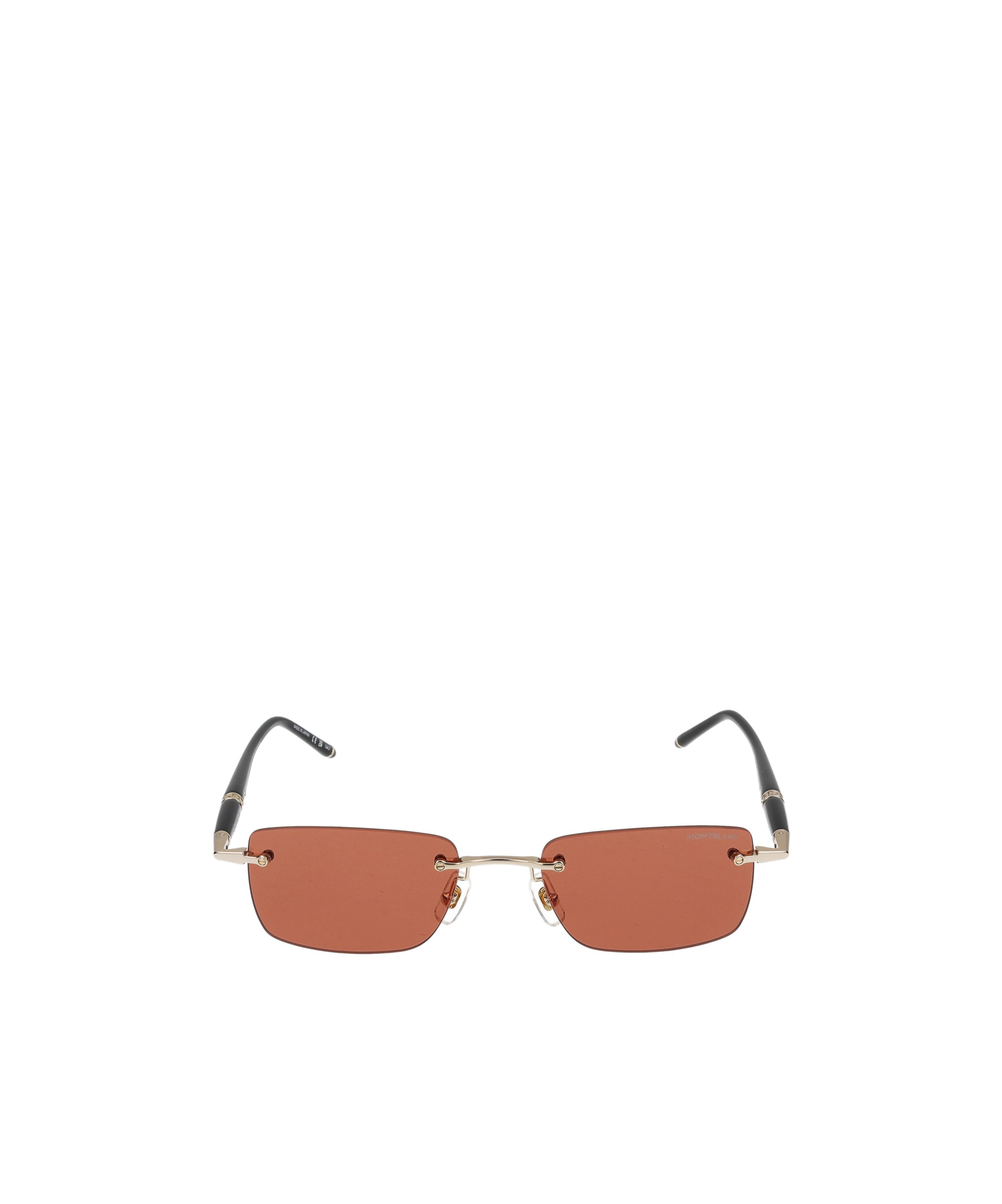 Montblanc Rectangular Sunglasses In Brown