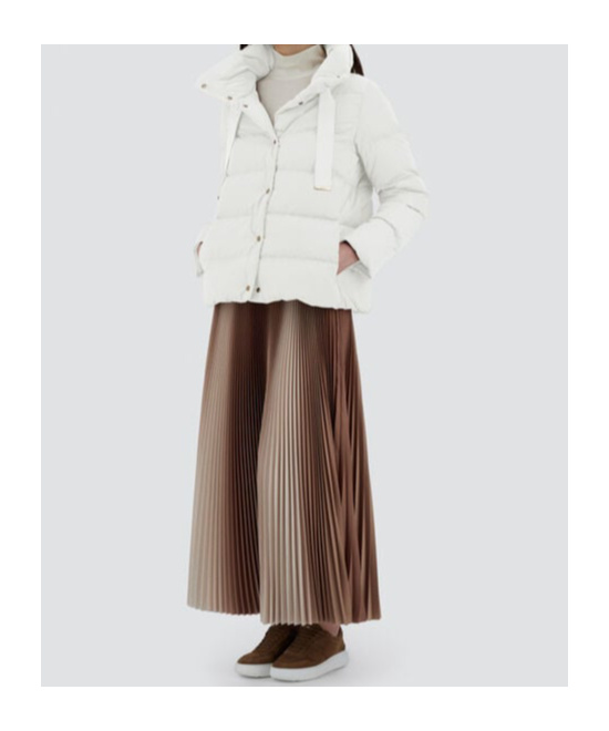 Herno Long-sleeved Down Jacket In White