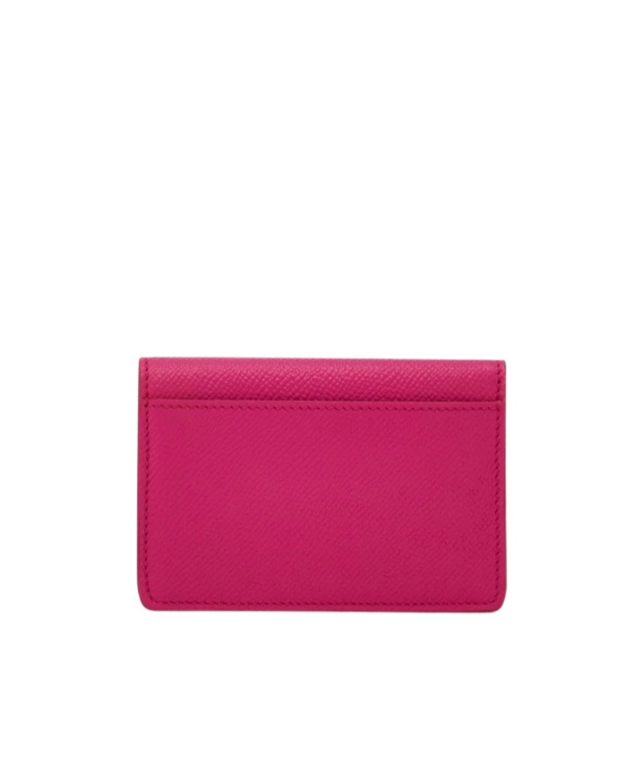 Ferragamo Gancini Card Holder In Pink