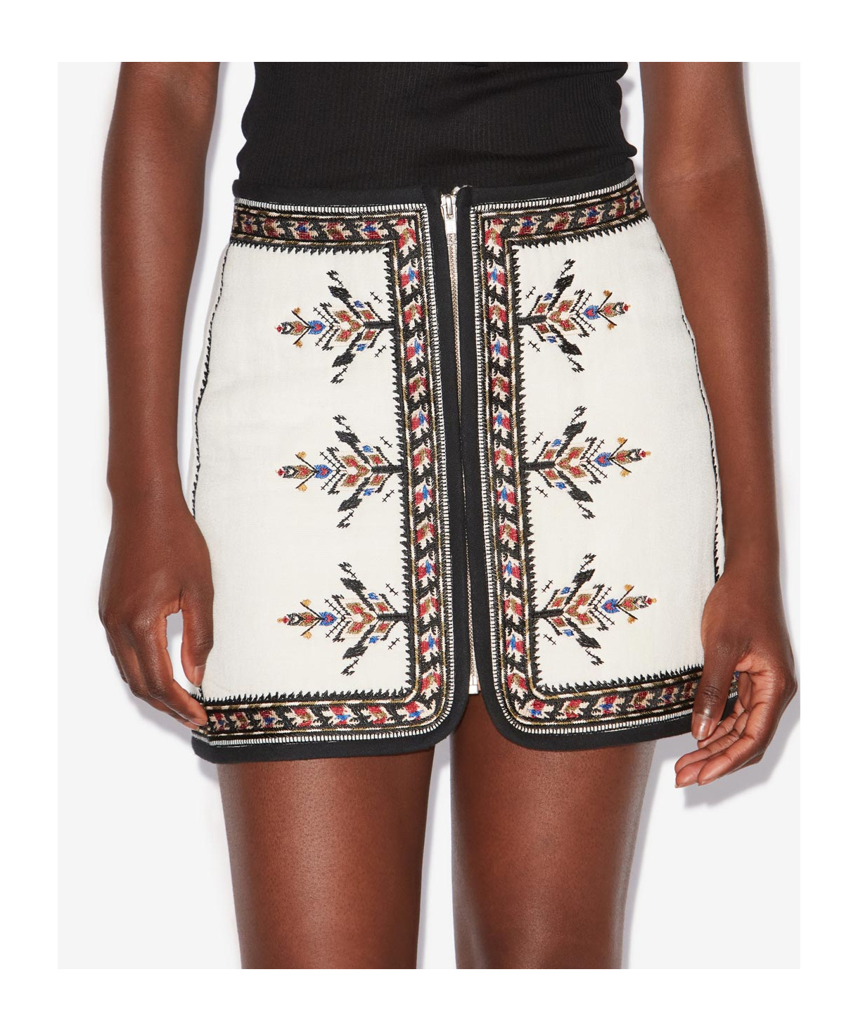 Shop Isabel Marant Étoile Zeria Skirt In True Color
