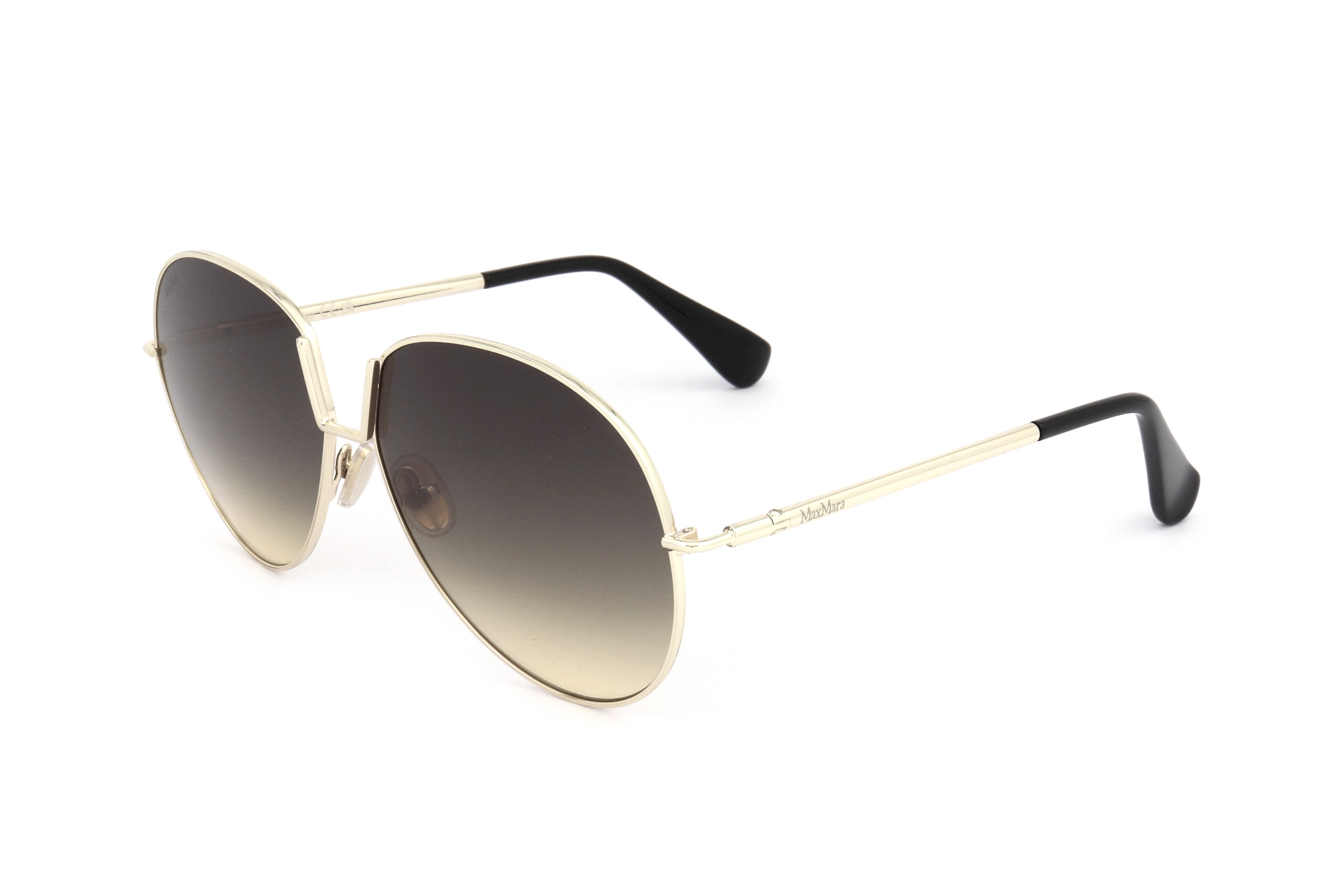 Max Mara Full Frame Sunglasses In Black