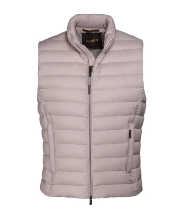 Moorer Sleeveless Calaf S Vest In Gray