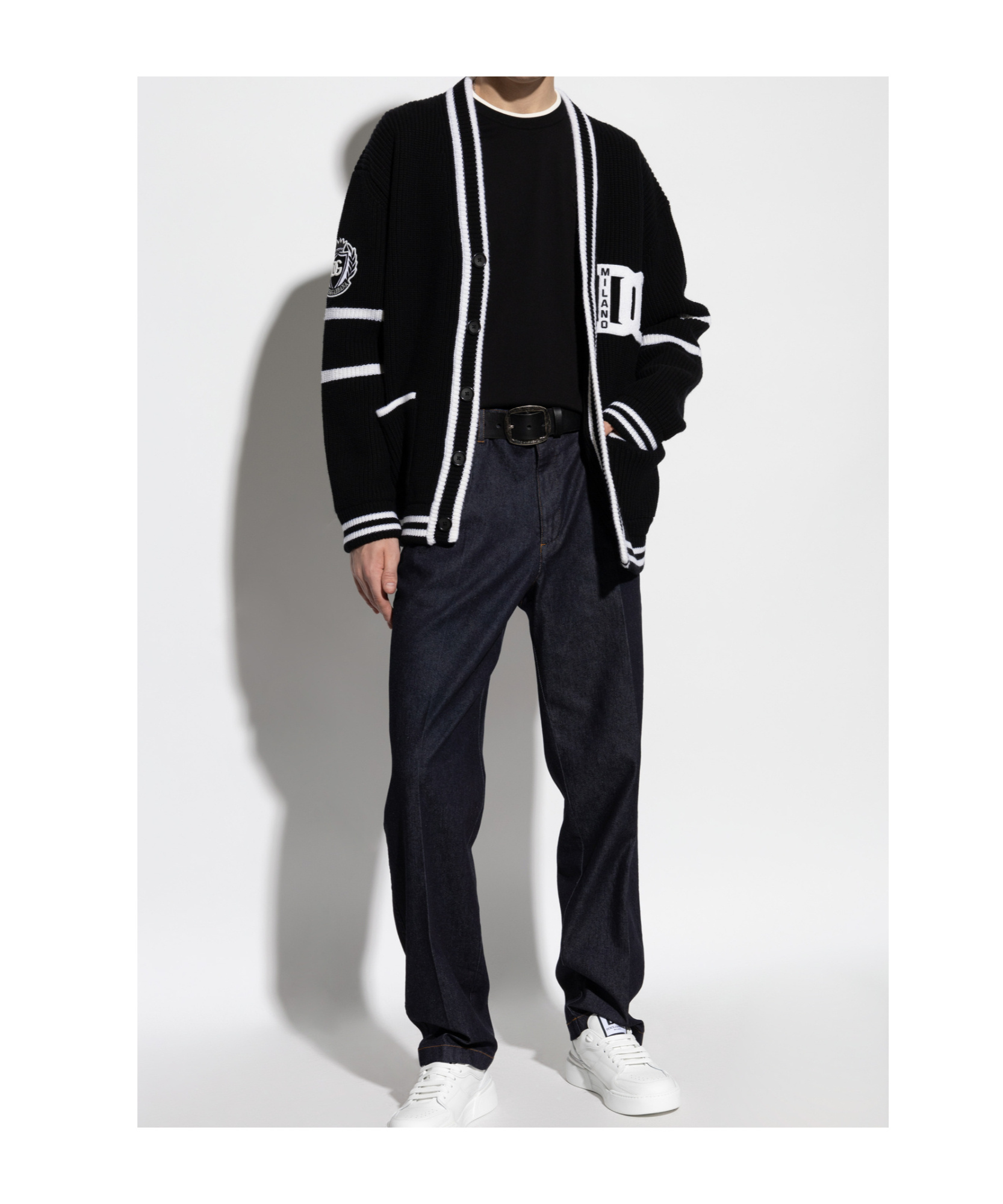 Dolce & Gabbana Cardigan In Black