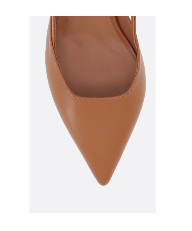 Stuart Weitzman Pointed High Heel Sandals In Brown