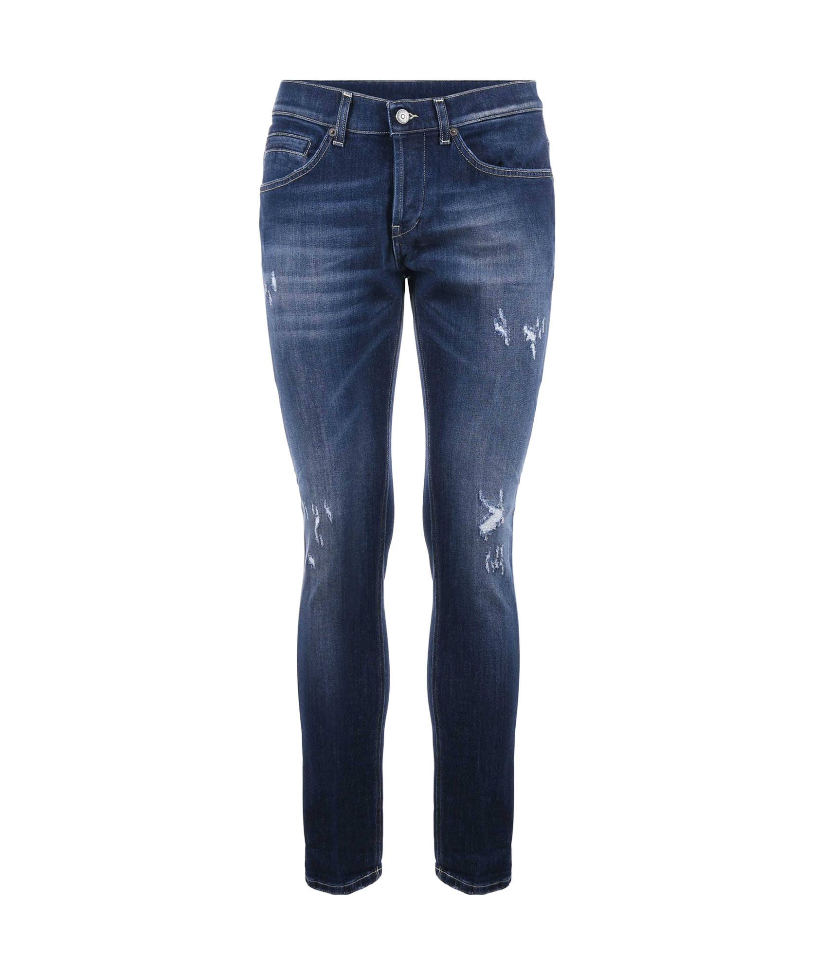 Dondup Belt-loop Jeans In Blue