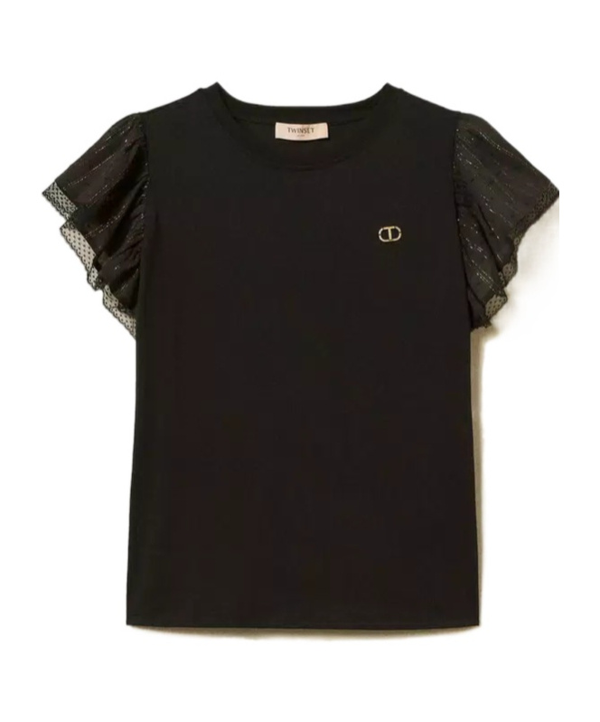 Twinset Ruffle-sleeve T-shirt