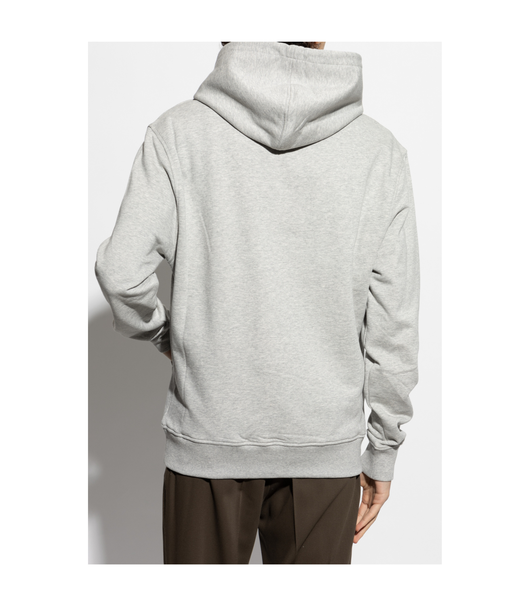 Ami Alexandre Mattiussi Long-sleeved Hooded Hoodie In White