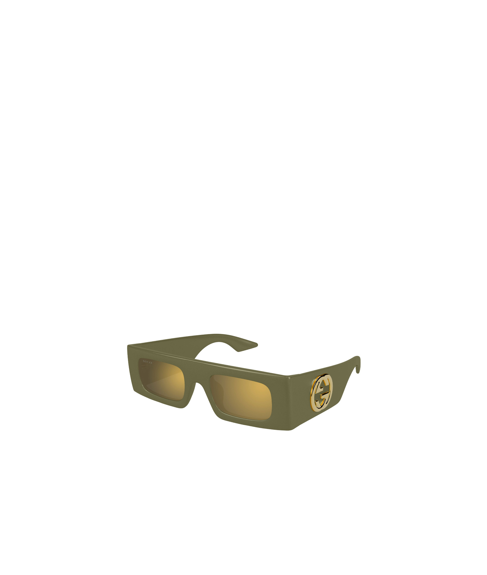 Gucci Interlocking G Sunglasses In Green