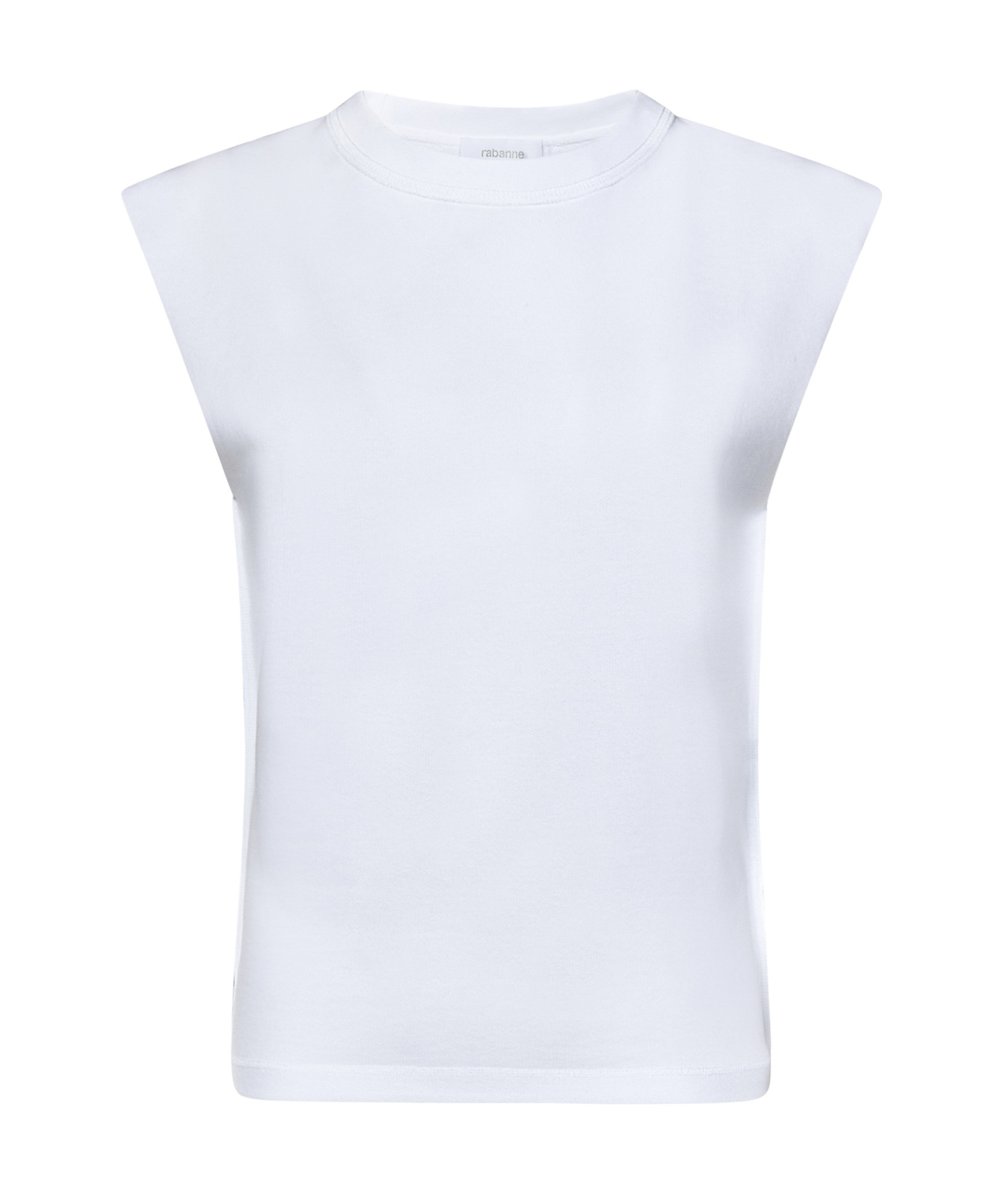 RABANNE PACO RABANNE CHAIN DETAILED CREWNECK TANK TOP