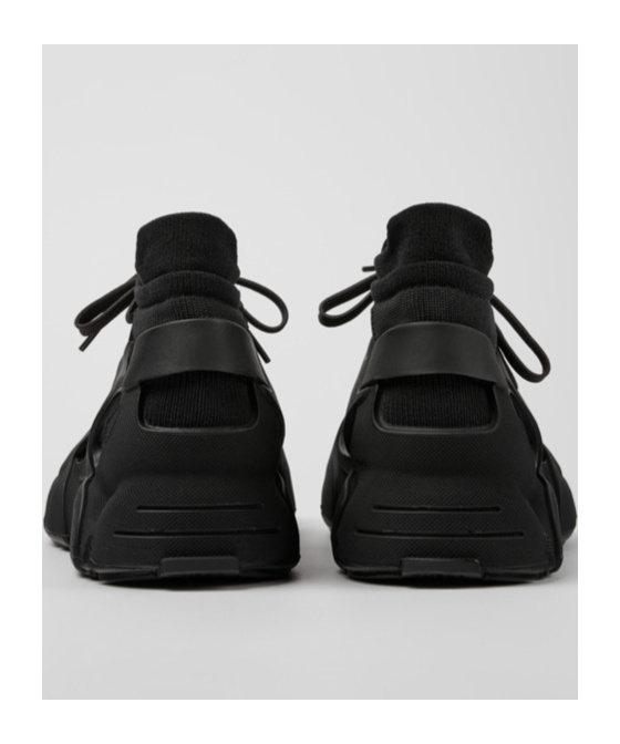 Camper Round-head Sneakers In Black