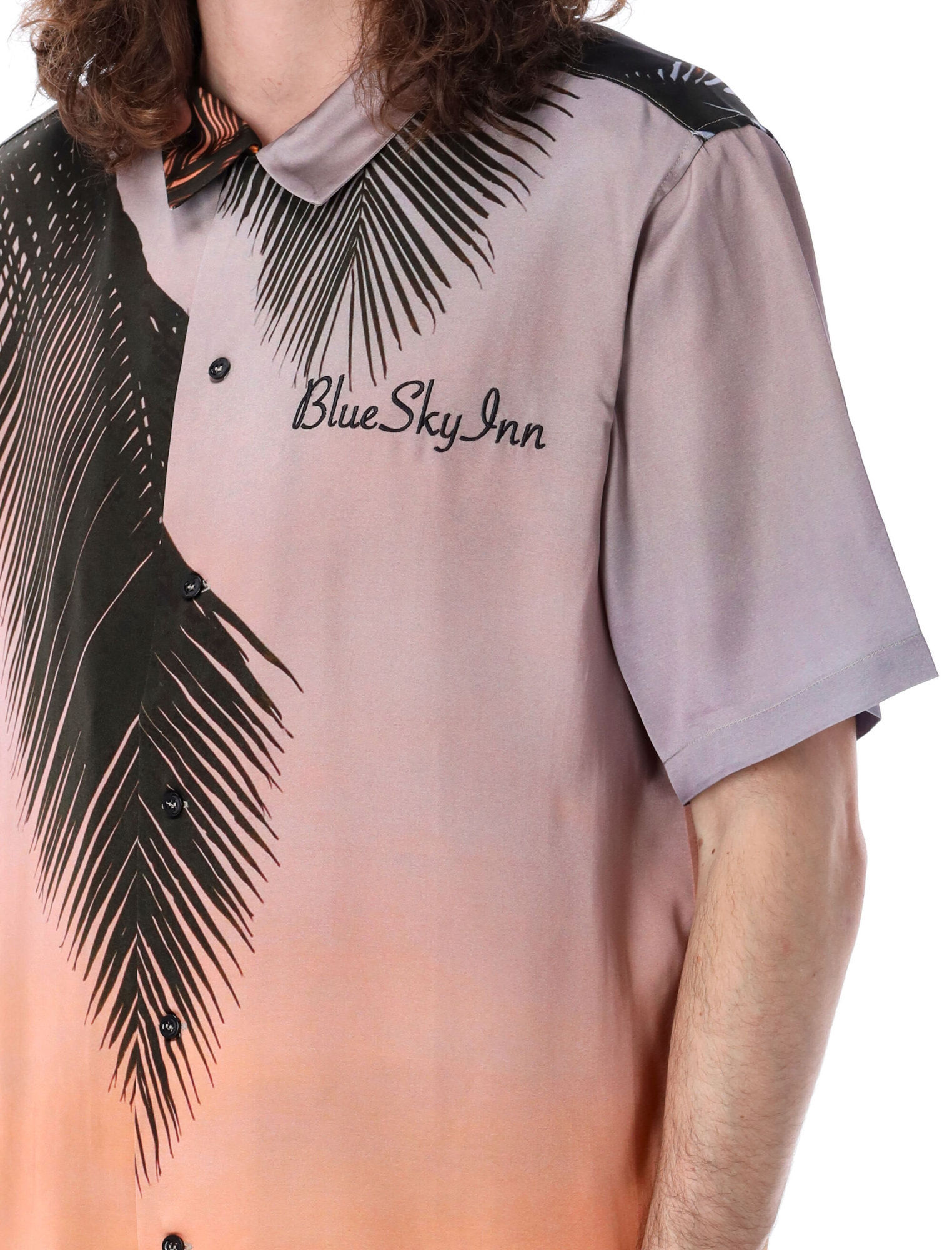 Blue Sky Inn Golden Hour Logo-print Shirt In Black