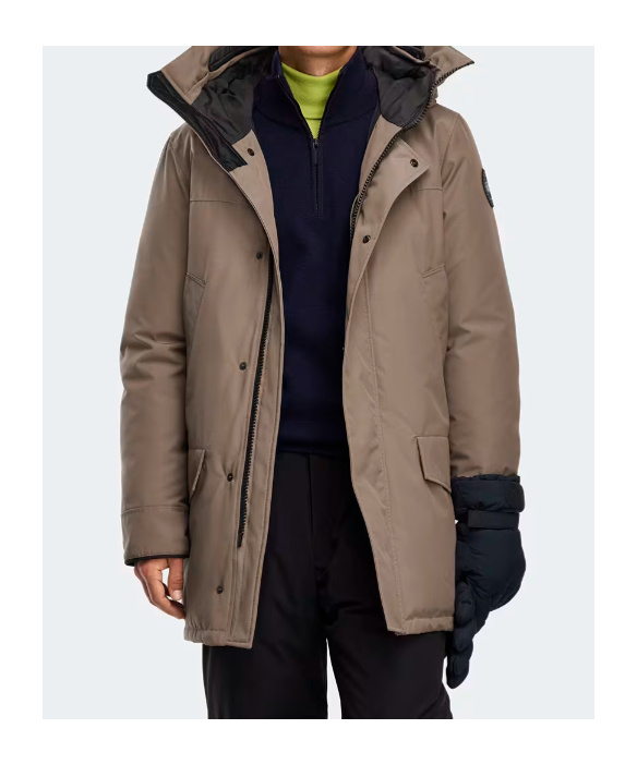 Canada Goose Langford Parka Black Label In Brown