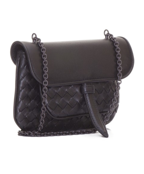 BOTTEGA VENETA LOGO SHOULDER BAG