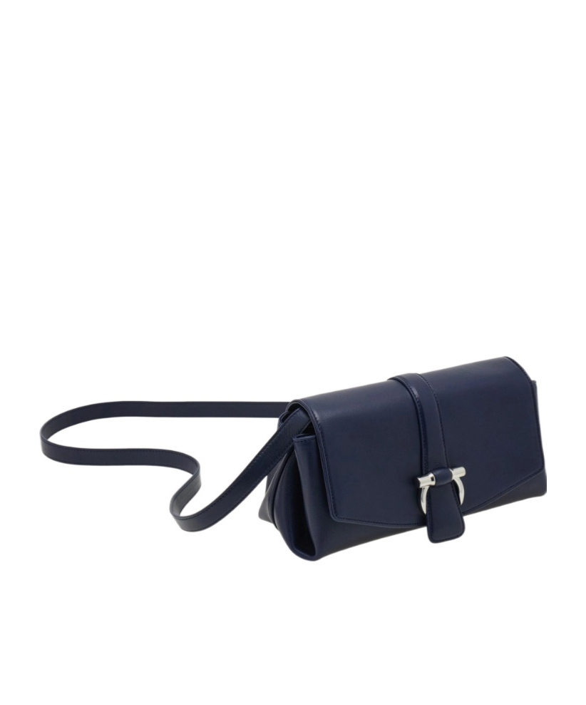 Ferragamo Limoges Front Flap Crossbody Bag In Blue