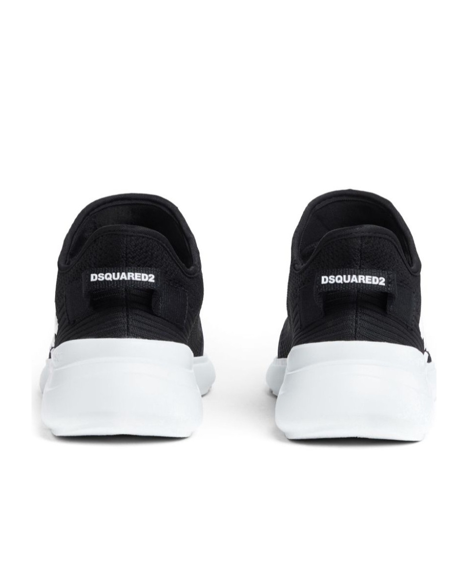 Dsquared2 Embossed-logo Sneakers In Black